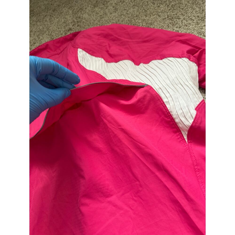 Pearl Izumi L Biking Jacket Pink Vented Athletic Sporty Lightweight Full Zip - Picture 12 of 12